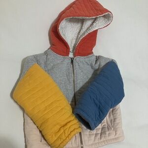 Stem Colorful Kids Jacket with Hood